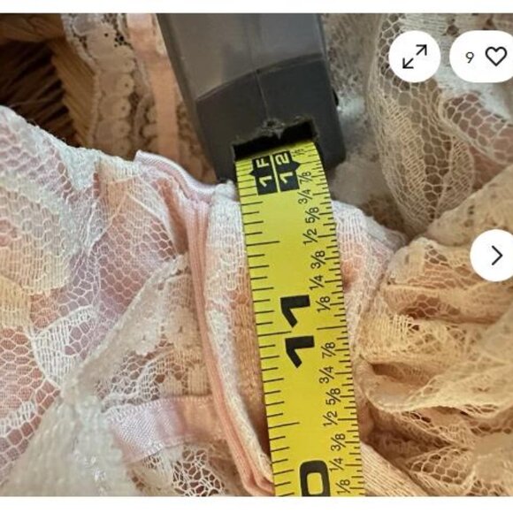 VTG Pazazz Pageant Dress Sz 6 Full Circle Party Frilly Lace Layered Ruffles Pink - Picture 11 of 11